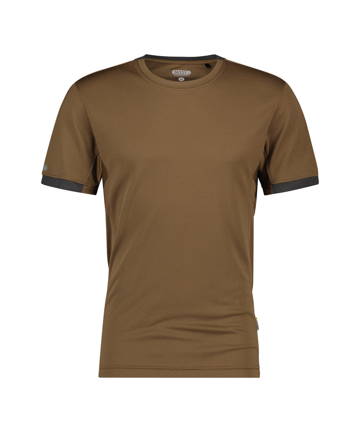 DASSY® Nexus T-shirt DASSY D-FLEX PES 04 LEHMBRAUN/ANTHRAZITGRAU L