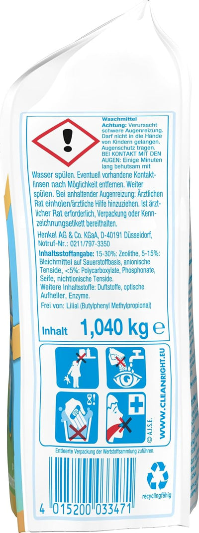 Persil Sensitive Megaperls 160 WL (10 x 16 Waschladungen), Waschmittel für Allergiker mit beruhigend