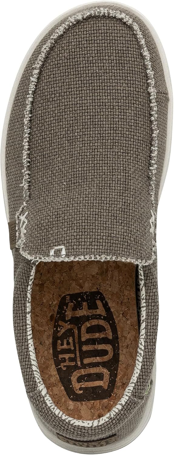 Hey Dude Herren Mikka Braided Loafer Shoes 43 EU Fossil, 43 EU Fossil