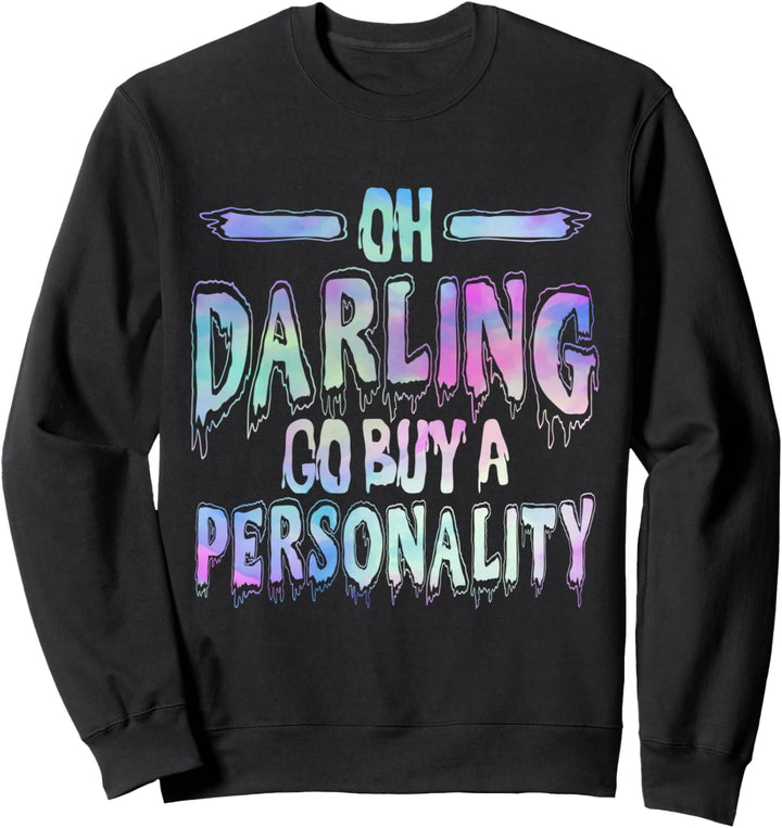 Pastel Goth Anime Kawaii Pastell Gothic Sarkastisch Spruch Sweatshirt
