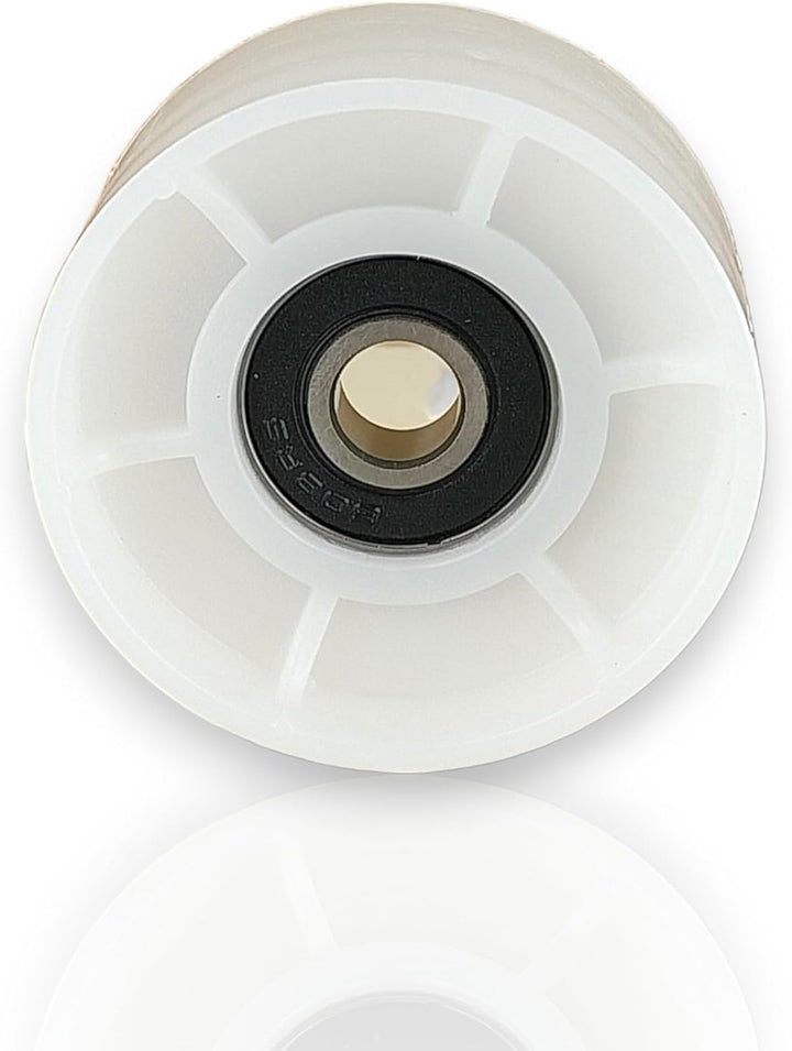 Spannrolle für Bosch Siemens 632045 00632045 mit 45mmØ 22mm Breite 608RS Kugellager für Trockner Wäs