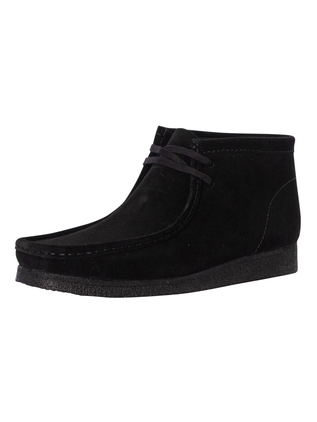 Clarks Originals Herren Stiefel Wallabee Boots 41 EU Dunkelschwarz, 41 EU Dunkelschwarz