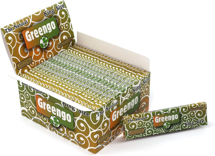 Zigarettenpapier Greengo King Size Regular x 50 Broschüren x 33 = 1650 Dokumente