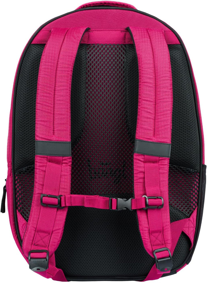 Baagl Schulrucksack Set 3 Teilig Rucksack Laptopfach Daypack 35 l Ruby | Ergonomischer Grosser Ranze