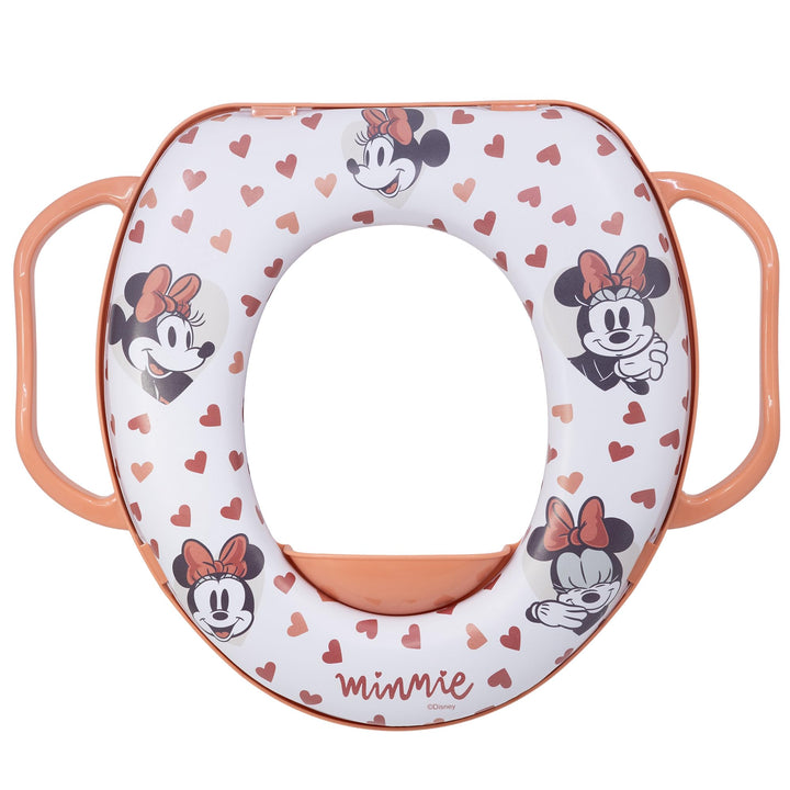 Tataway Disney Minnie Toilettenverkleinerer für Kinder, aus Kunststoff, mit zwei Haltegriffen, gepol