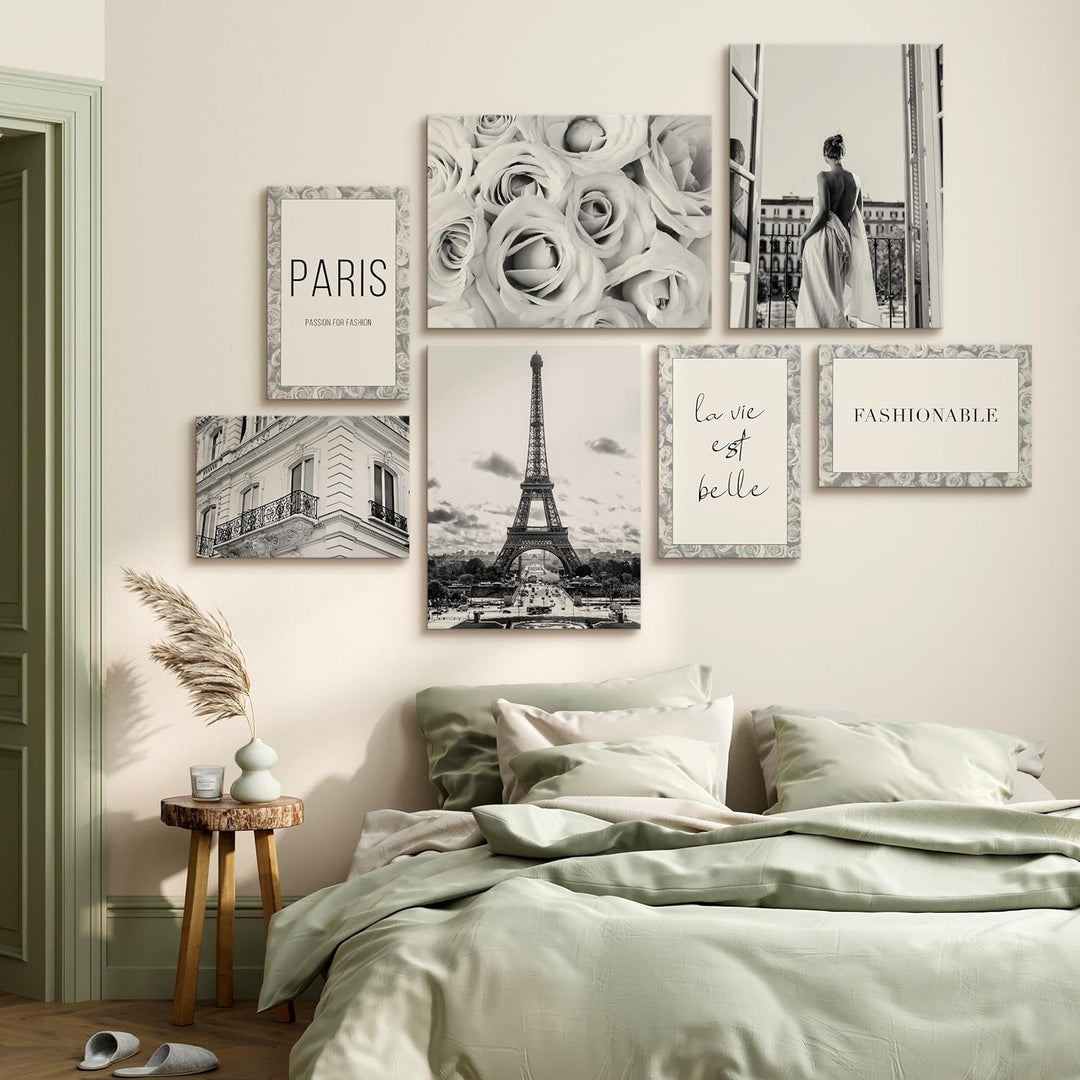 Muralo - Wandbilder Set - Leinwand Bilder Set Aufhängefertig - Bilder für Wohnzimmer Schlafzimmer -