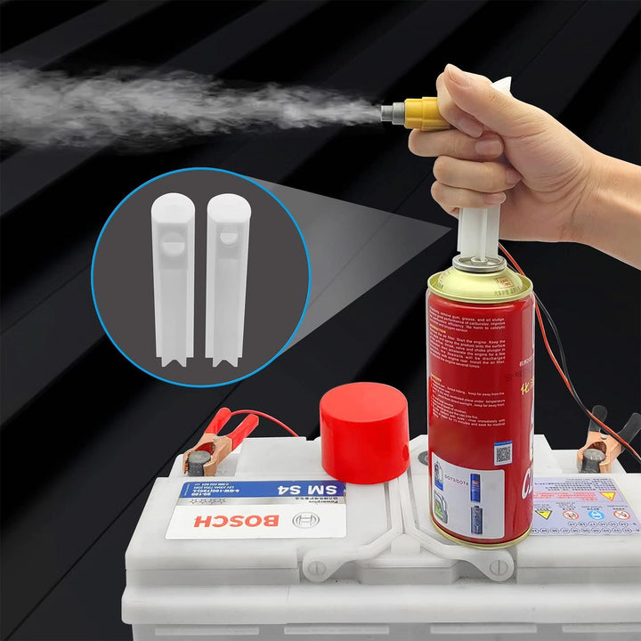 ZKTOOL Automotive Einspritzdüsen-Tester, 2 Düsenreinigungsadapter, 8 Impulsmodi, 12 V/5 V Ausgangsle