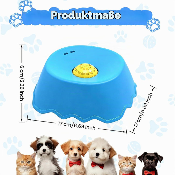 Hundelickspielzeug, Weichgummi Lick Bowl Für Hunde, 360° rutschfest und Kippsicher Schleckball Hund