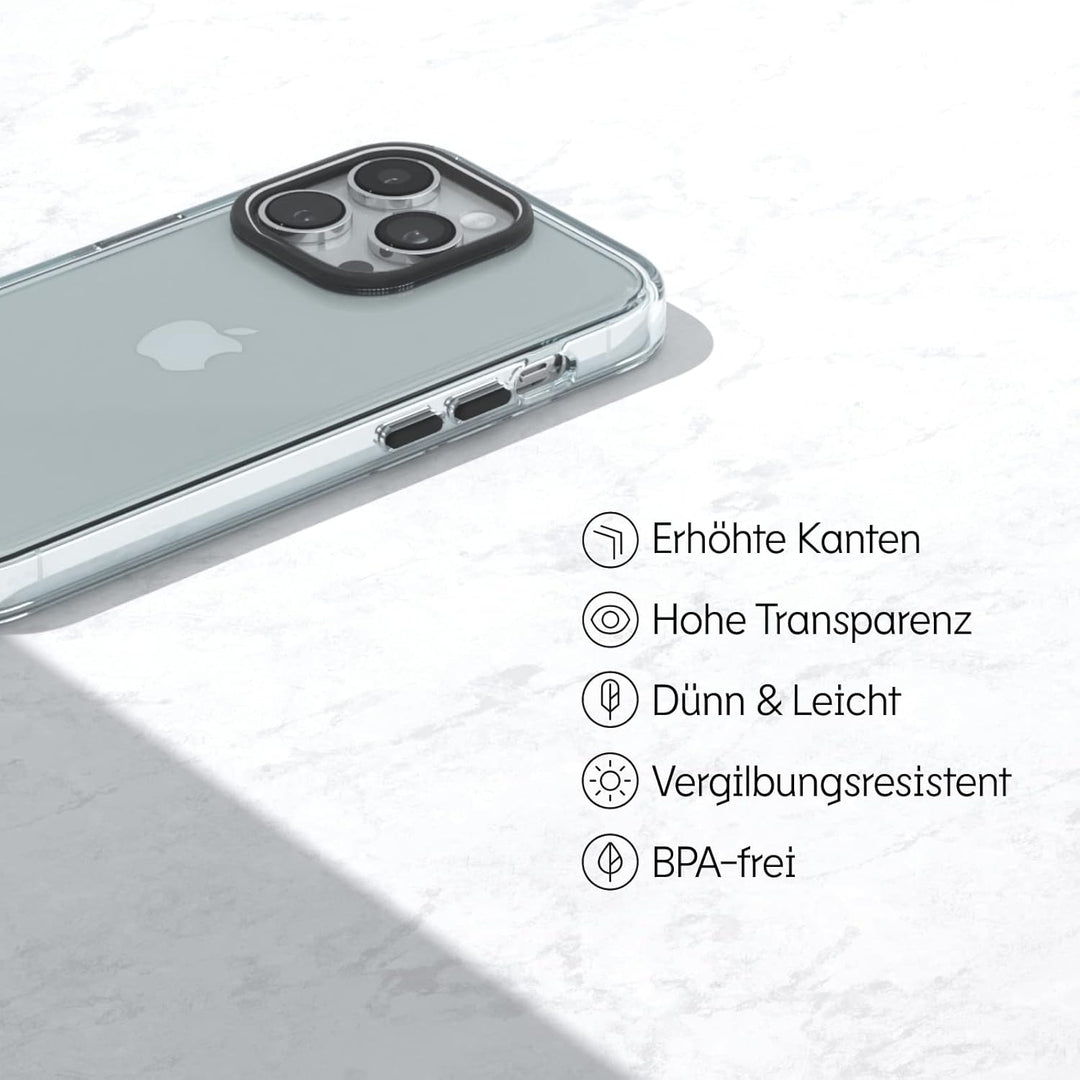 RHINOSHIELD Crystal Clear Case kompatibel mit [iPhone 14/13] | Fortschrittliche Vergilbungsresistenz