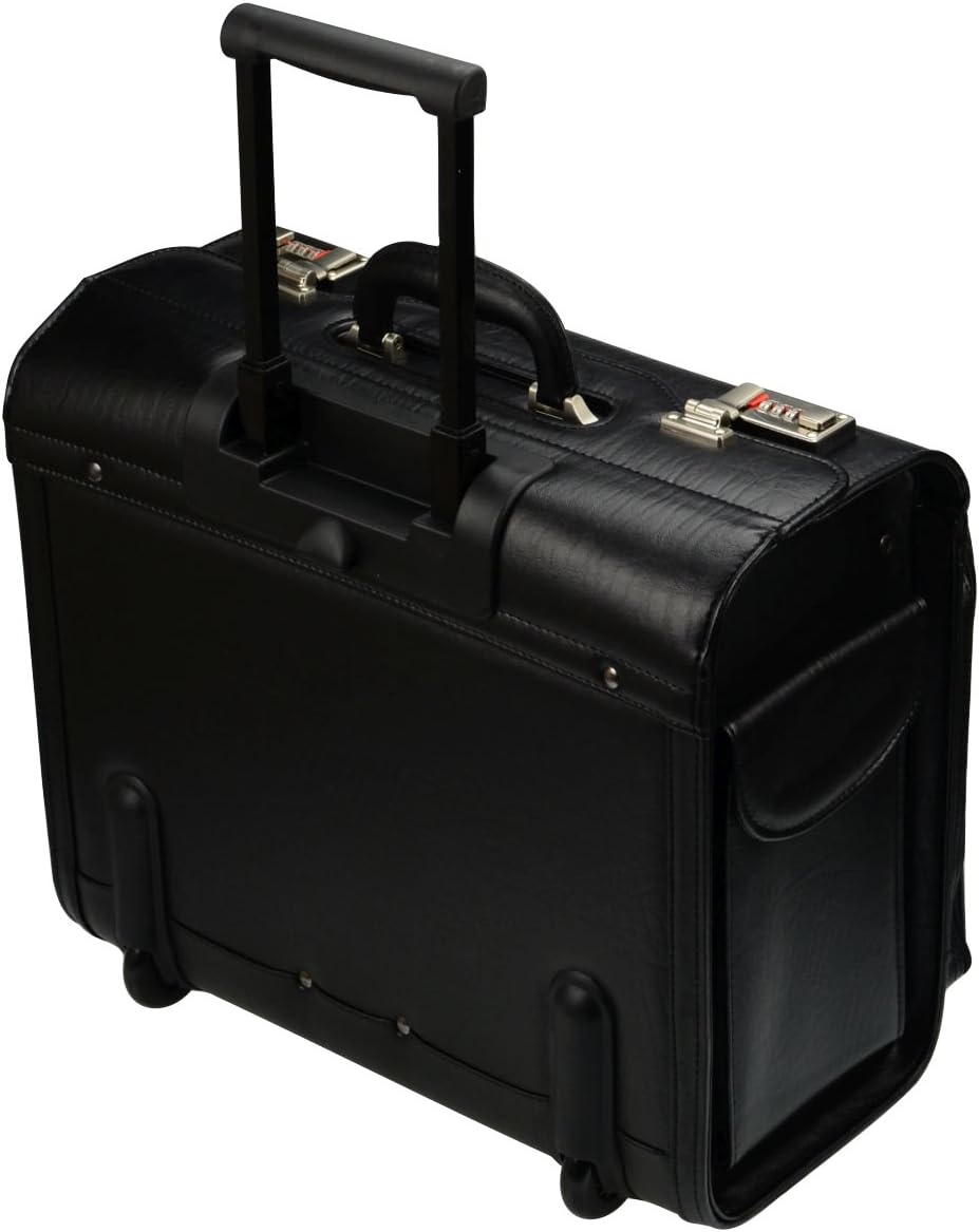 ALASSIO Pilotenkoffer Notebookkoffer SAN REMO schwarz