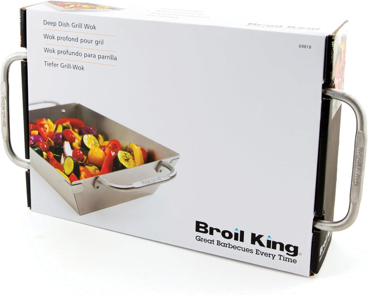 Broil King Grill-/Grillzubehör, Grillwok, edelstahl, 5 x 5 x 5 cm, 69818