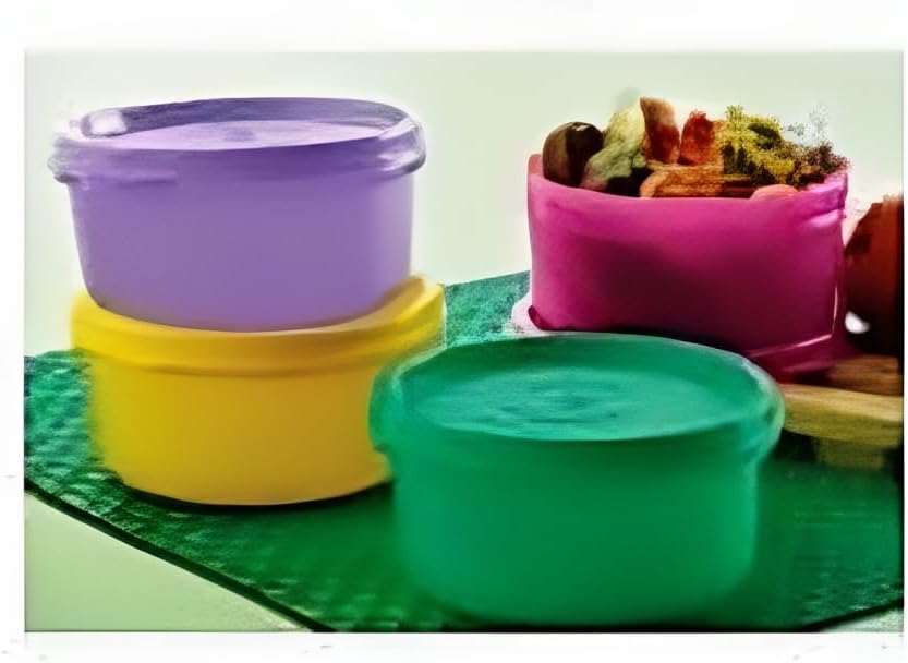Tupperware Auslaufsichere tropische Schalen, 210 ml, 4 Stück