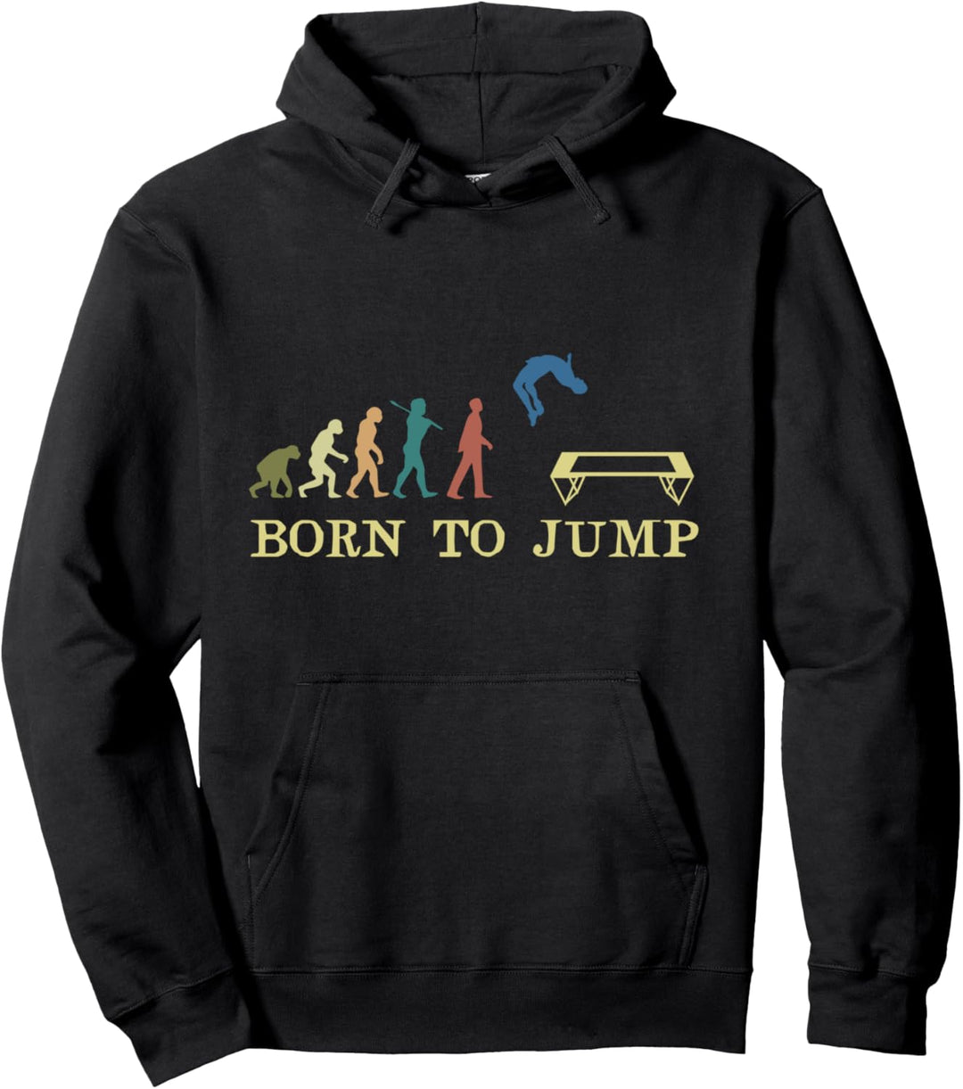 VintageTrampolining Akrobatik Outfit für Trampolinspringer Pullover Hoodie