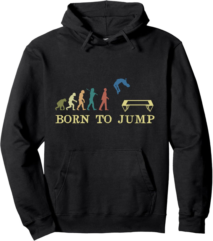 VintageTrampolining Akrobatik Outfit für Trampolinspringer Pullover Hoodie