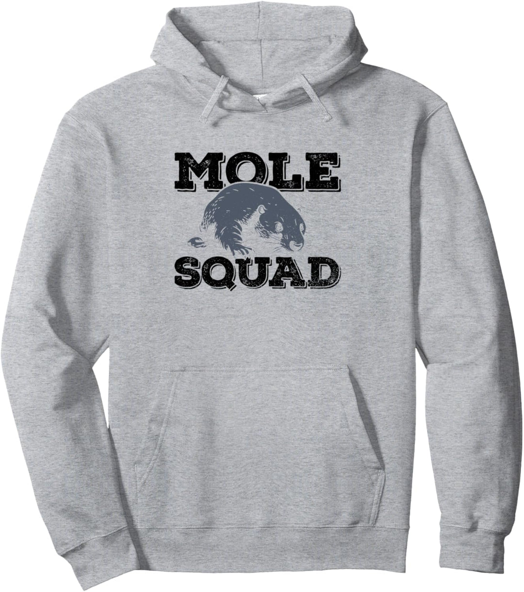 Maulwurf Gärtner Witziges Zitat Gartenarbeit Nagetiere Pullover Hoodie