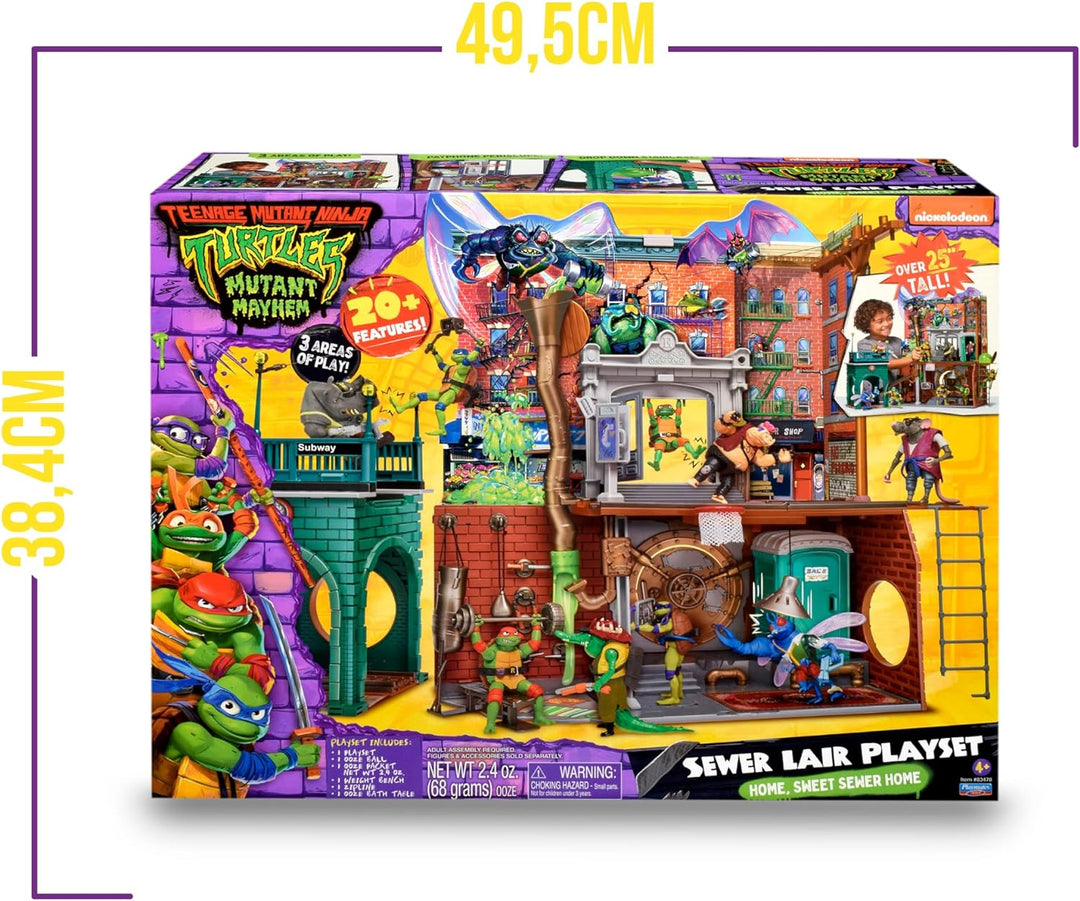 Teenage Mutant Ninja Turtles TU802000 TMNT Quartier Playset, S