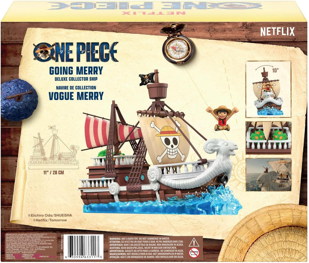 One Piece Deluxe-Sammlerschiff Flying Lamb, 24,13 cm, detailgenaues Design zum Spielen und Präsentie