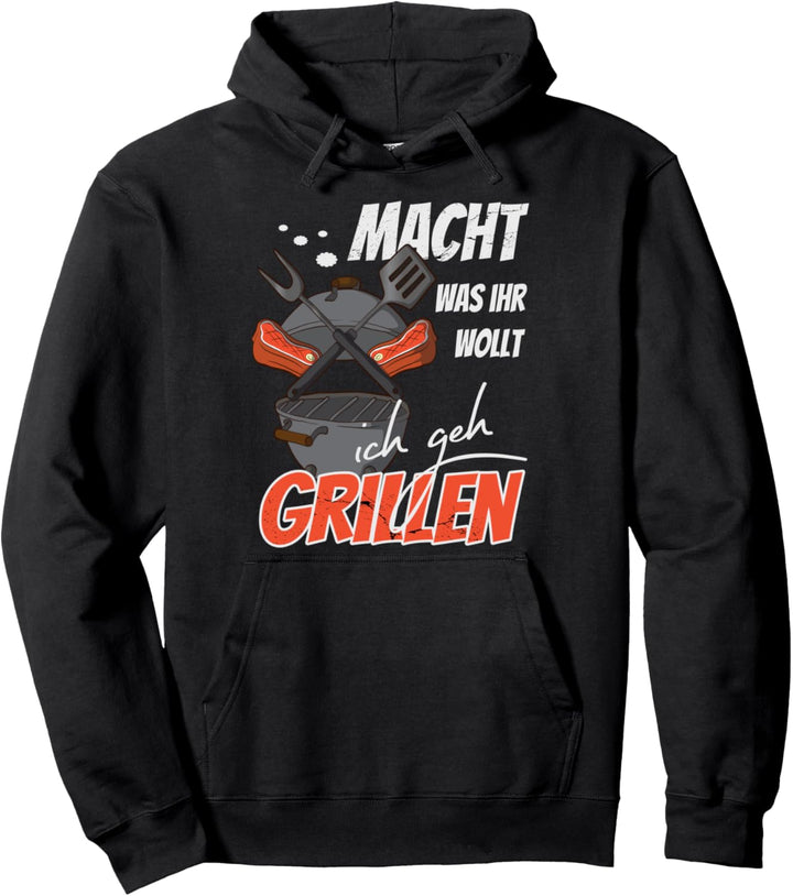 Grillshirt für Männer zum Männertag oder Vatertag lustig Pullover Hoodie