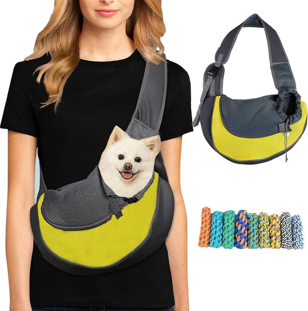 Hundetragetasche,Tragetuch Klein Hund Tragetasche Welpen Umhängetasche Haustier Transporttasche mit
