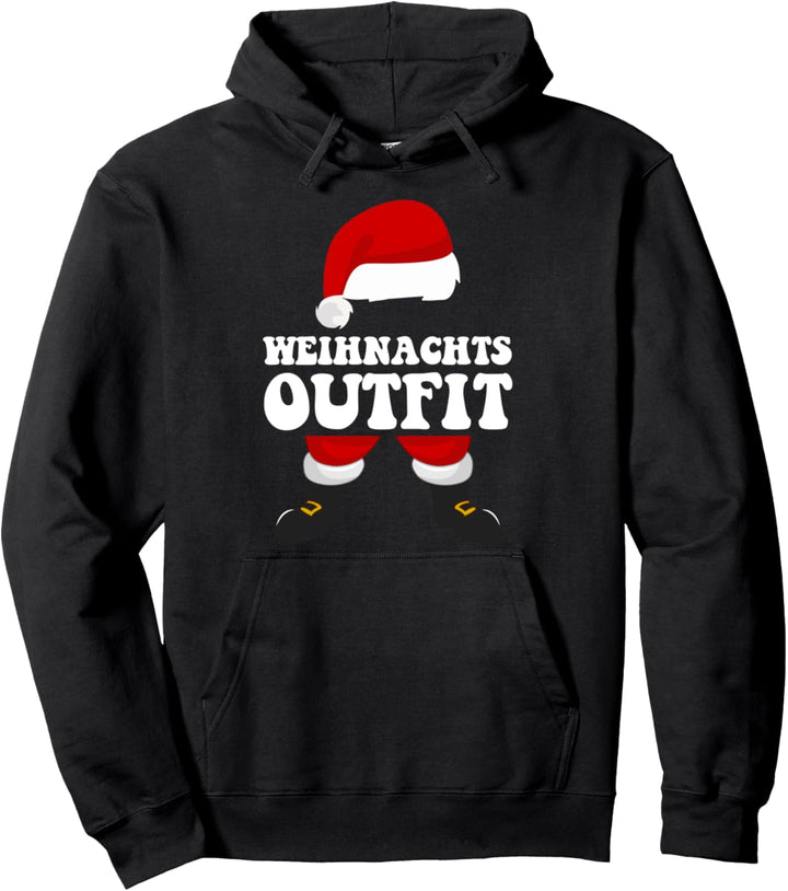Weihnachts Outfit Weihnachtsmann Weihnachten Pullover Hoodie