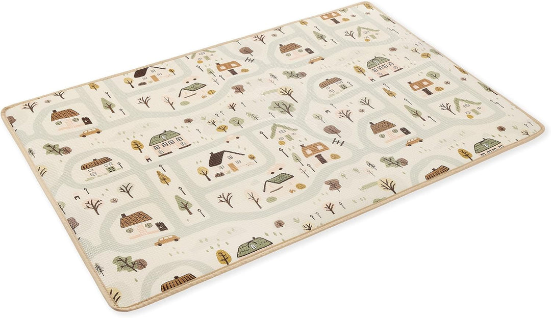 Mamabrum Beidseitige Spielmatte 180x120 cm für Babys und Kleinkinder, Weiche XPE Unterlage zum Krabb