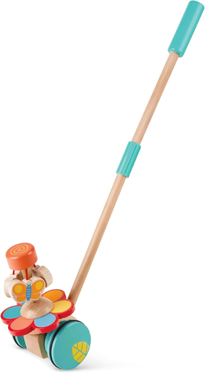 Hape Tanzende Schmetterlinge – Holz-Schiebespielzeug und Lauflernhilfe, flatternde Schmetterlinge be
