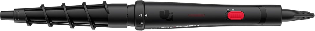 Rowenta x Karl Lagerfeld Looks Infinitos 9 in 1 CF422L- Haarglätter und Lockenstab, Lockenstab, heis