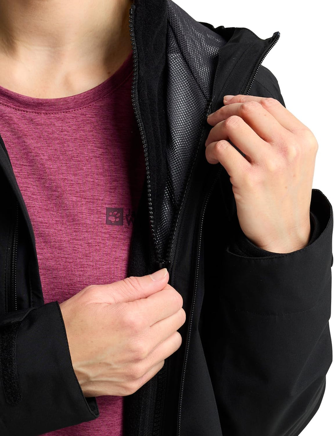 Jack Wolfskin Damen Moonrise 3in1 Jkt W Jacket XS Schwarz, XS Schwarz