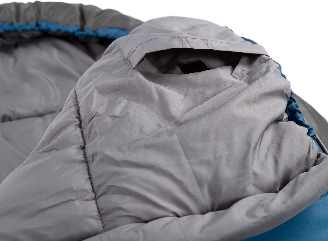 Trespass Bunka Unisex 3-Jahreszeiten-Schlafsack mit Hohlfaserfüllung Reichhaltiges Teal, Reichhaltig