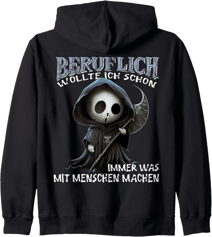 Beruflich wollte ich schon immer was mit Menschen machen Kapuzenjacke