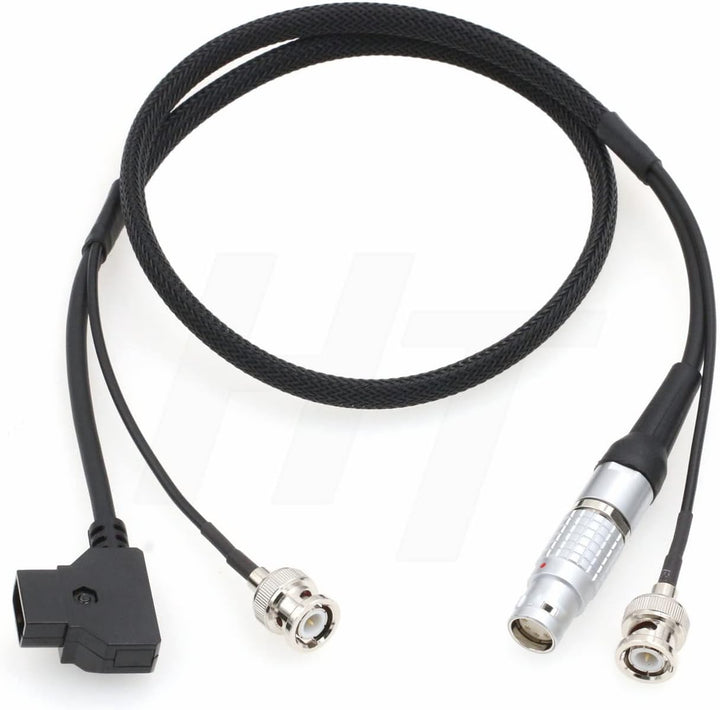 HangTon Stromkabel D-Tap P-Tap auf 8 Pin und 3G HD-SDI BNC Y Kabel für ARRI Alexa Mini, Amira, Alexa