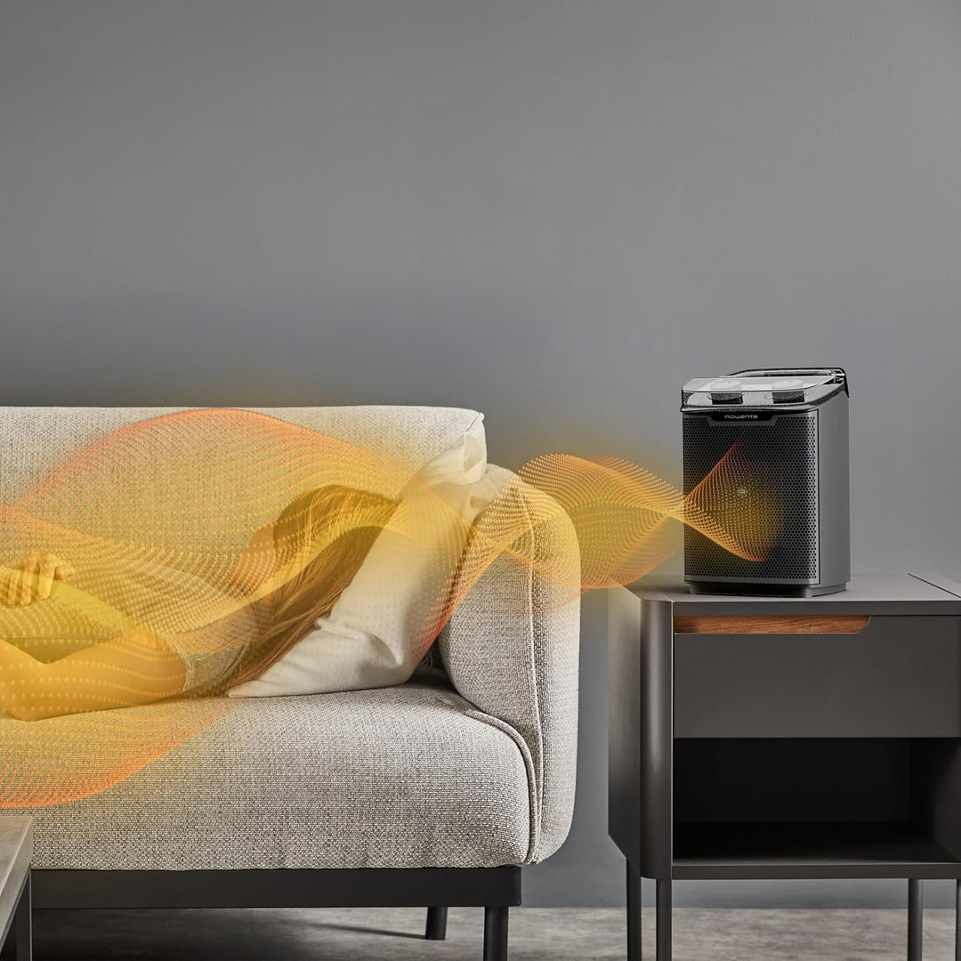 Rowenta Intense Comfort Aqua Heizlüfter, 2 Leistungsstufen, Spritzschutz IP21, für Badezimmer geeign