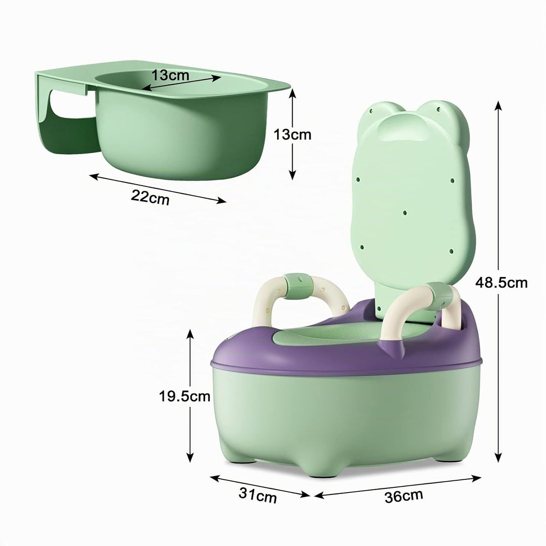 YRHome Töpfchen Kinder Babytopf WC/Klo Toiletten Training Frosch-Design Toilettentrainer Baby Kinder