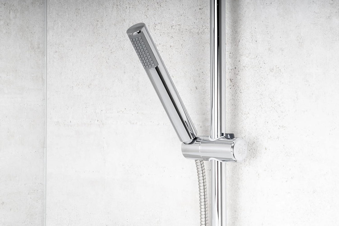 RIDDER Brausekopf, Duschkopf, Handbrause Brasilia, chromfarben, ABS | Anti-Kalk-Noppen | Rostfrei |