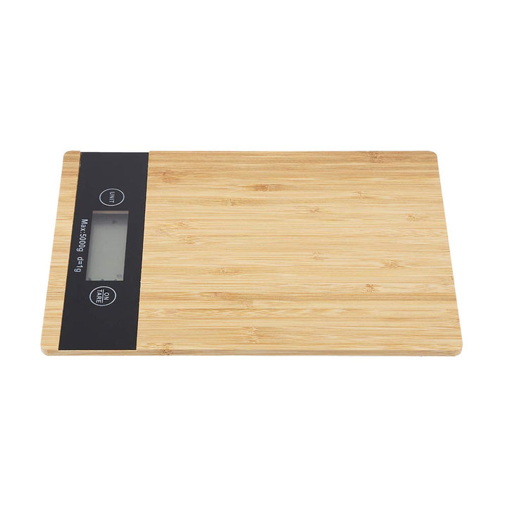 Panel Elektronische Waage Holz Lebensmittel Messwerkzeuge Rechteckige Form Entworfen Gewicht Mehlwaa