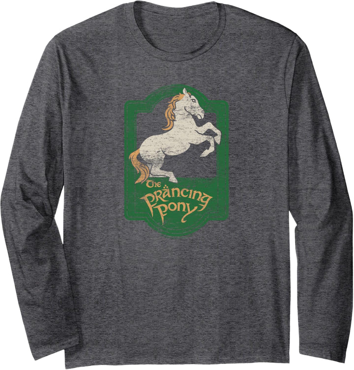 The Lord of the Rings Prancing Pony Sign Langarmshirt