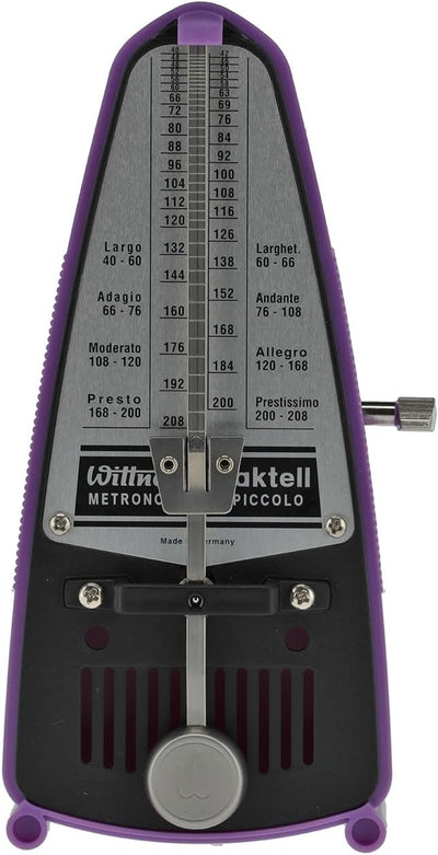 Wittner Metronom 830 371 Kunststoffgehäuse ohne Glocke Taktell Piccolo fliederviolett fliederviolett