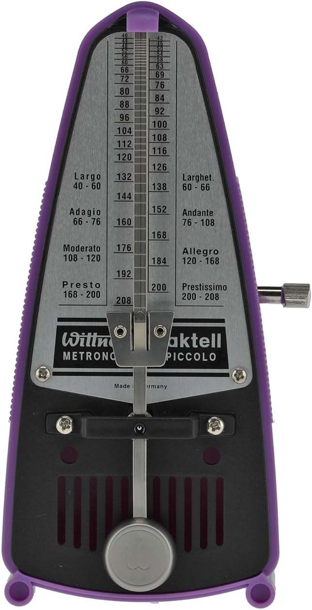 Wittner Metronom 830 371 Kunststoffgehäuse ohne Glocke Taktell Piccolo fliederviolett fliederviolett