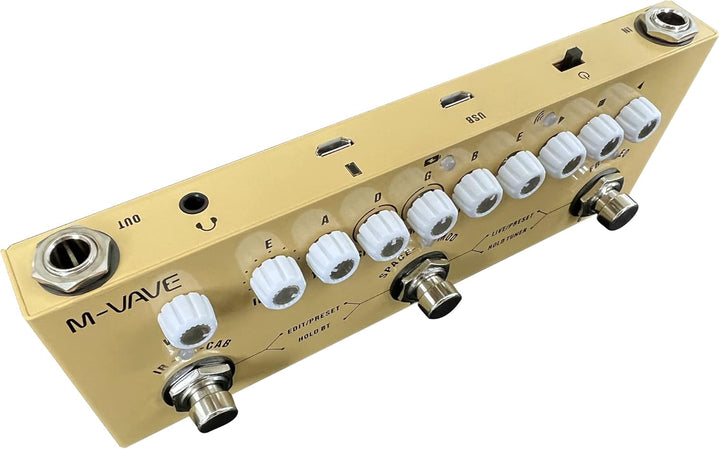 Multi Effects Acoustic Guitar Pedal,Cube Baby AC Guitar Multi Effects Pedal Delay Chorus Tremolo Rev