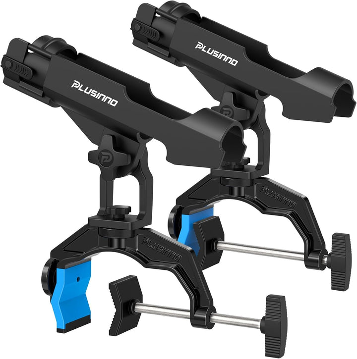PLUSINNO Angelrutenhalter für Boote, Angelausrüstung mit vergrössertem Clip, innovatives Design in D