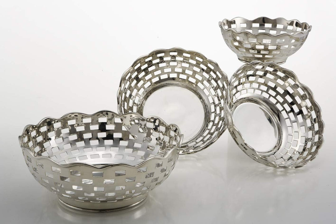 ROYAL QUEEN Silber Schale Sheffield cod.545605M cm 8,5h diam.23 by Varotto & Co.
