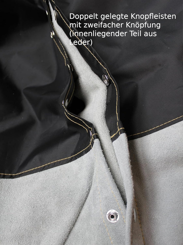Optimaler Sandstrahler-Anzug, Sandstrahleroverall - Sandstrahlanzug, in durchdachter Kombination aus