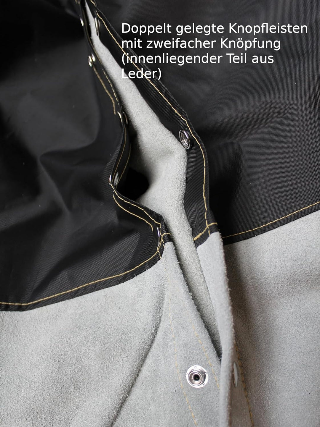 Optimaler Sandstrahler-Anzug, Sandstrahleroverall - Sandstrahlanzug, in durchdachter Kombination aus