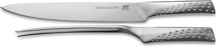 Weber 17074 Deluxe Tranchierbesteck-Set, Edelstahl