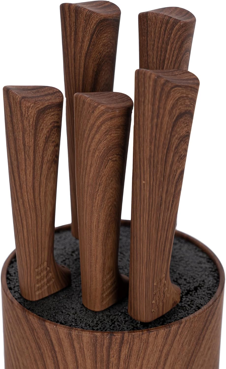 KARL HAUSMANN Messerblock mit Messer-Set - 6 teilig, Küchenmesser Set Edelstahl ink. Kochmesser, Bro