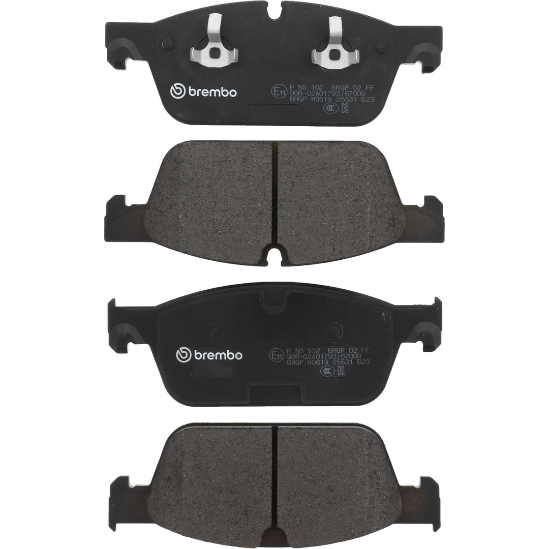 Brembo P50102 Vordere Bremsbeläge, Anzahl 4