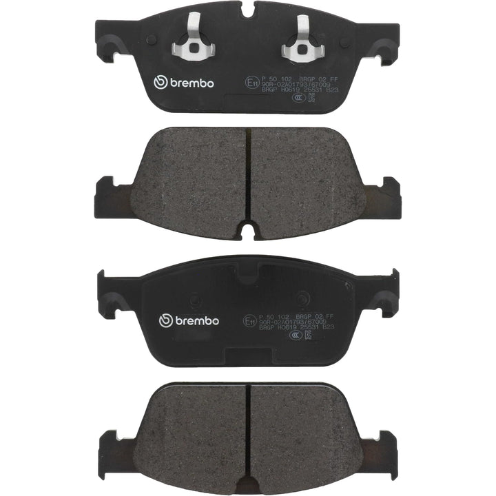 Brembo P50102 Vordere Bremsbeläge, Anzahl 4