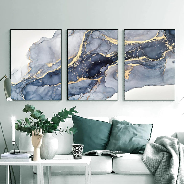 WADBTP Islamische Leinwand Bilder,Islamic Leinwand Malerei,Marble Background Allah Islamic Arabic Ca