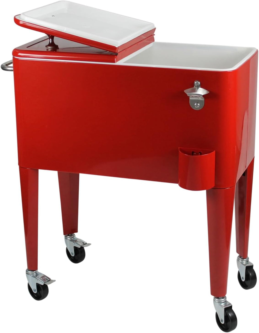Kailua Cooler - Kühlbox, Kühlwagen, Getränkekühler Rot, Rot