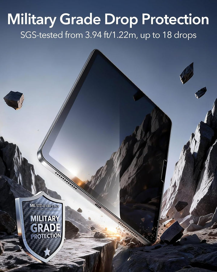 ESR 2 Stück Armorite Schutzfolie für iPad Air 11 Zoll M4/M3/M2 (2026/2025/2024), 9H Panzer Schutz Gl